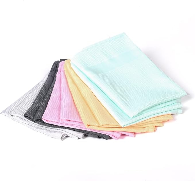 SECEN London Microfiber Cleaning Cloth 15,7''x23,5'', Pack of 10,Cleaning Rags, Kitchen Towels, Reusable and Washable Towels, Microfiber Towels Cars Wash Dry Erase Cloth