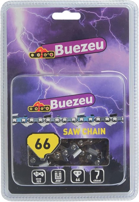 Saw Chain of Chainsaws 325 .050" Gauge, 66 Drive Links for 16" bar for McCulloch, Poulan, Echo, Carlton, Jonsered Chainsaw
