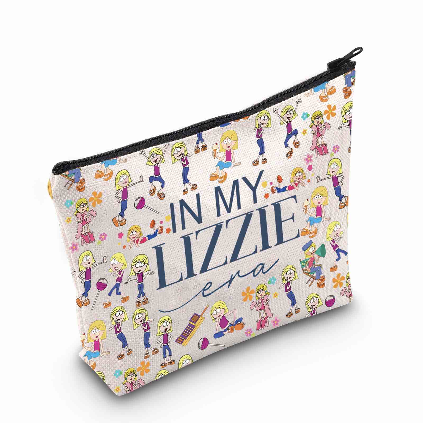TSOTMO Cartoon Merchandise Cosmetic Bag Lizzie Gift In My LIZZIE Era Makeup Bag for Lizzie Fans (LIZZIE Bag)