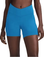 (Size XXL) sissycos V-Waist Biker Shorts with Pockets for Women Tummy Control Yoga Workout Running Shorts 4" / 6"