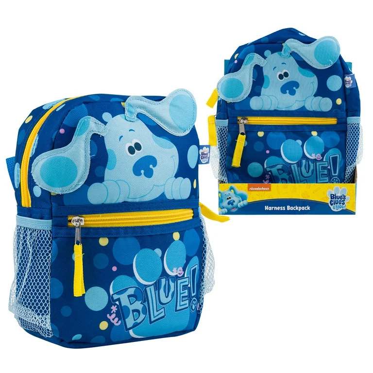 BLUES BLUE Mochila Trapo Blues Clue Harness Unisex 3D Backpack, Blue