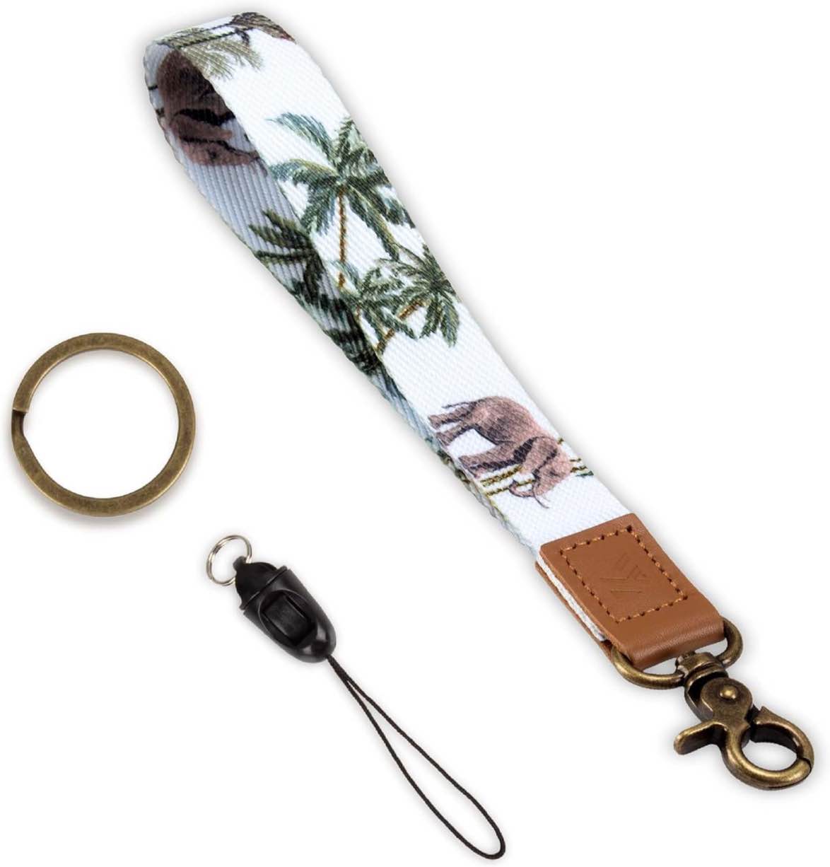 KAMT Key Phone Wristlet Strap, Hand Wrist Key Chain Lanyard with Ring, Cool Women Wrist Strap for Car Key, ID Badge, Wallet