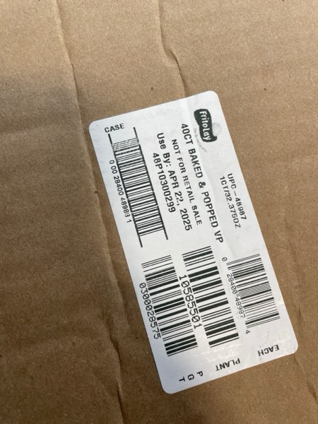 Frito-Lay Baked & Popped Mix Variety Pack, 40 Count