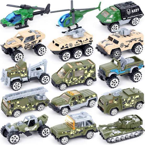 MCPINKY 15PCS Die-cast Military Vehicles,Army Toy Vehicle Models Alloy Metal Army Vehicles?Cars Tank Helicopter Panzer Toys for Kids Boys Girls Birthday Gifts Party Favors