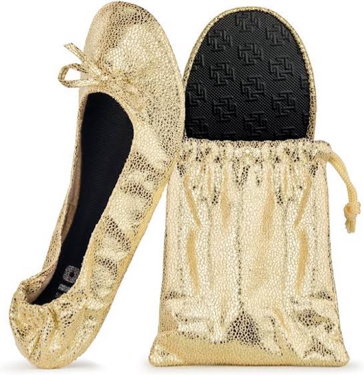 (Size M) Women’s Ballet Flat Shoes with Bag