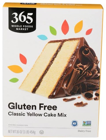 GLUTEN FREE CLASSIC YELLOW CAKE MIX, CLASSIC YELLOW