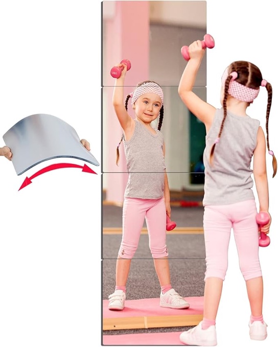 Shatterproof Full Length Mirror Tiles, Mirror for Wall