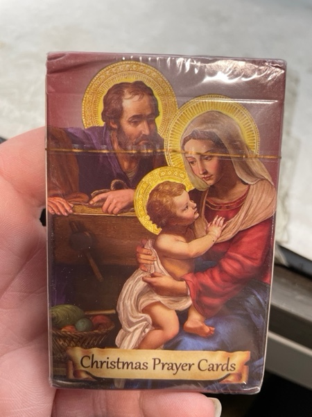 Christmas Prayers Wallet Card Assortment Bible Scripture, 54 Cards Per Pack