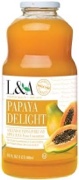L & A Juice Papaya Delight Juice, 32 fl oz