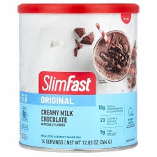 Slimfast Powder, Milk Chocolate, 12.83 oz