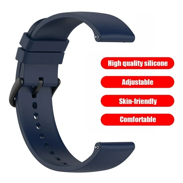Maledan No Gap Bands Compatible With Samsung Galaxy Watch 7 FE 6 4 5 (40 44mm), 5 Pro (45mm), 4 6 Classic - 20mm Soft Silicone Sport Strap Replacement for Women Men