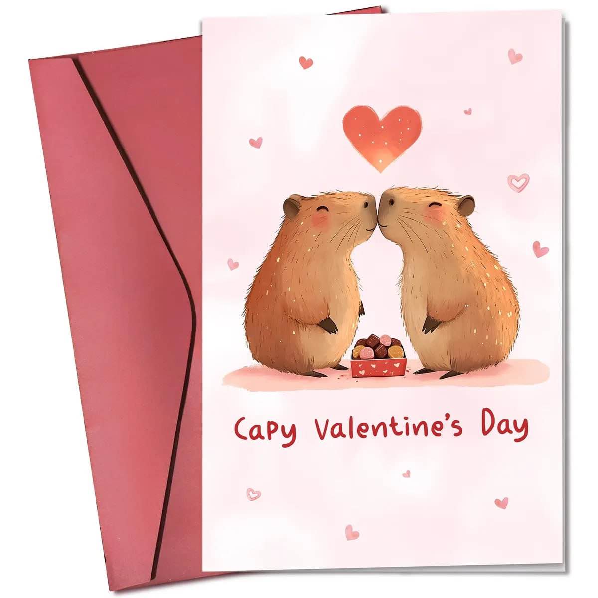 Valentines Day Cards for Him - Valentines Gifts for Him - Funny Anniversary, Birthday, Valentines Day Gifts for Boyfriend, Bf, Husband, Men - Single 5.3''x 8'' Romantic Love Folded Greeting Card Card 01