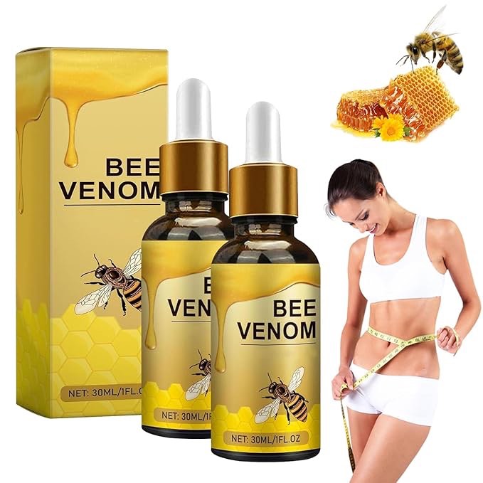 2pcs Bee Venom Essential Oil,Advanced Bee Venom Serum for All Skin Types, Bee Venom Essential Oil, for Men and Women