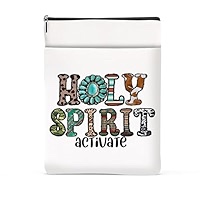 Inspirational Western Faith Christian Gifts Book Sleeve Book Cover Religious Cowgirl Accessories for Women Boss Best Friend Graduation Christmas Birthday Book Lovers Gifts Book Protector with Zipper