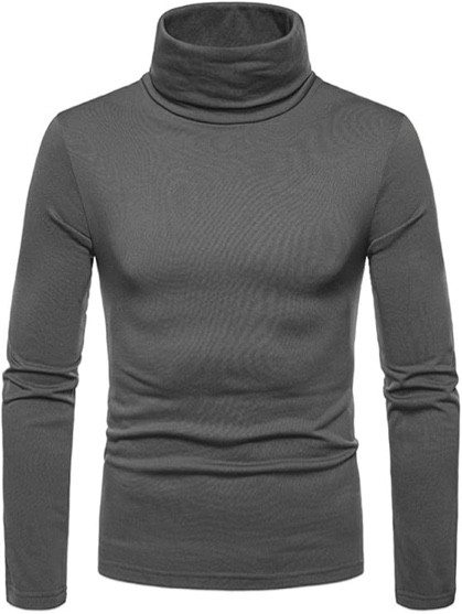 MAQUIDE Men's Casual Slim Fit Basic Tops Knitted Thermal Turtleneck Pullover Sweater