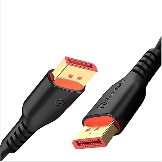 Honetsun Certified DisplayPort to DisplayPort Cable,3.2ft DP 1.4, Supports 8K@240Hz, 4K@60Hz, 2K@144