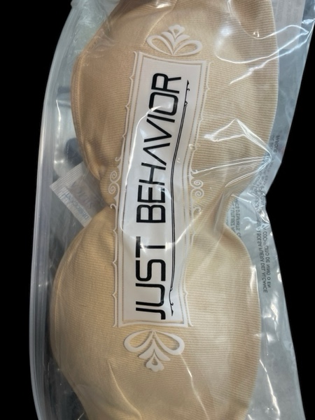 JUST BEHAVIOR Sticky Backless Push up Bras,Strapless Reusable Lifting Adhesive Everyday Base Bras for Womens with Lace/Ribbed