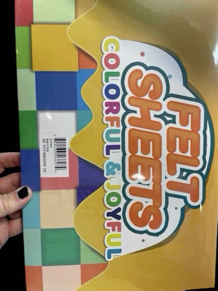 Felt Sheets Colorful and Joyful