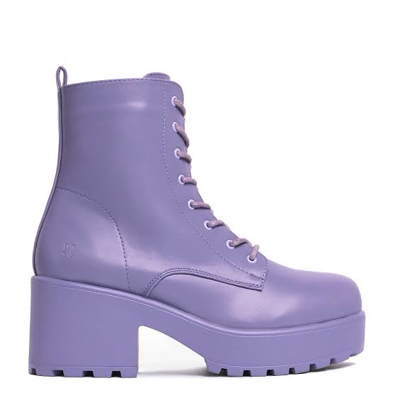 mysoft Women's Combat Boots Lace-Up Platform Ankle Booties Chunky Low Heel Side Zipper Shoes