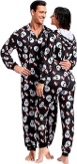 (Size M) Adult Onesie Pajamas Christmas Matching Pajamas For Couples
