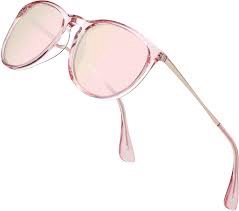 GEELUN Sunglasses for Women Men?Womens Vintage Sunglasses Trendy Round Classic Retro Mirrored Polarized Sun glasses