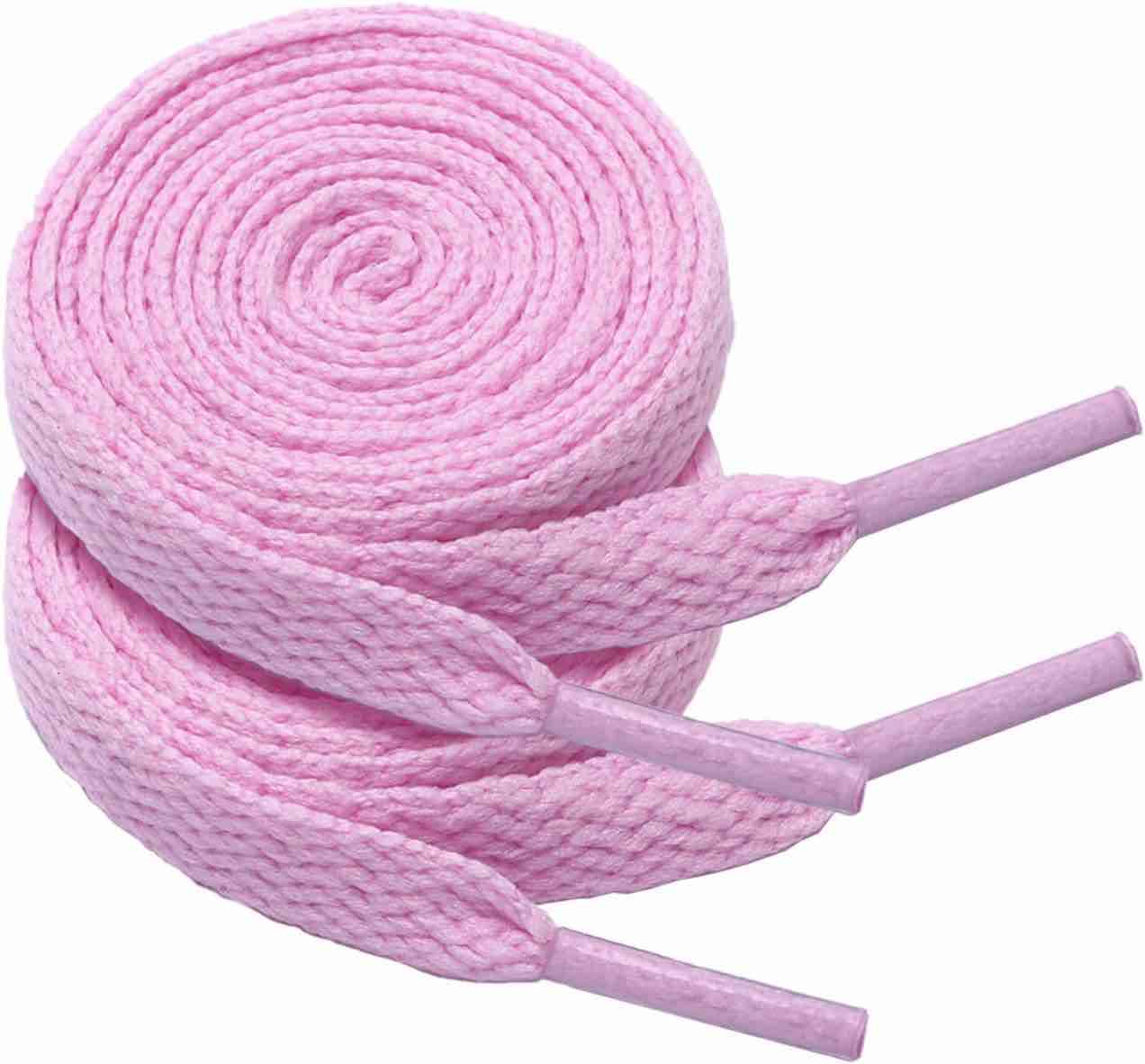 PENGEE 2 Pair Flat Shoe Laces for Sneakers Sport Shoes Wide Shoe Strings for Boots Thick Laces