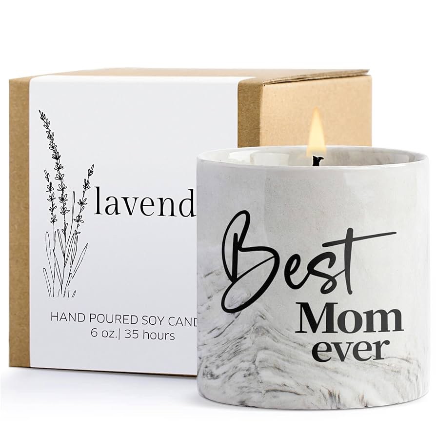 best mom ever gifts unique mom birthday gift ideas for mom from daughter son - mom candle gifts for women mothers day valentines day new mom to be candle presents lavender scented candles 6oz