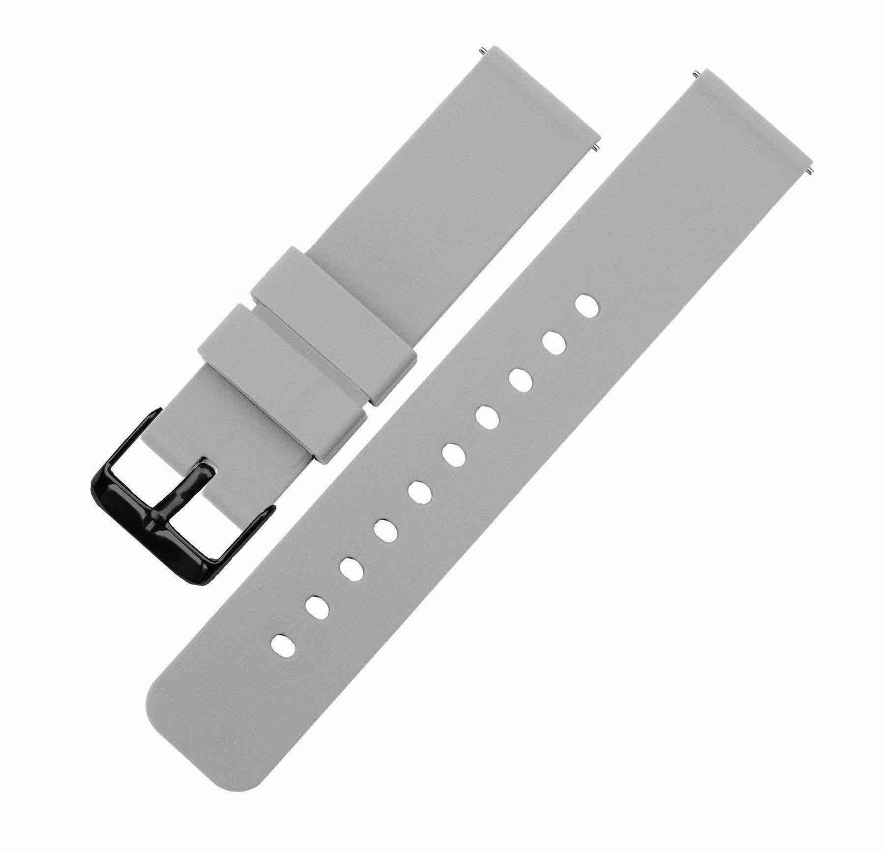 Quick Release Silicone Rubber Watch Band