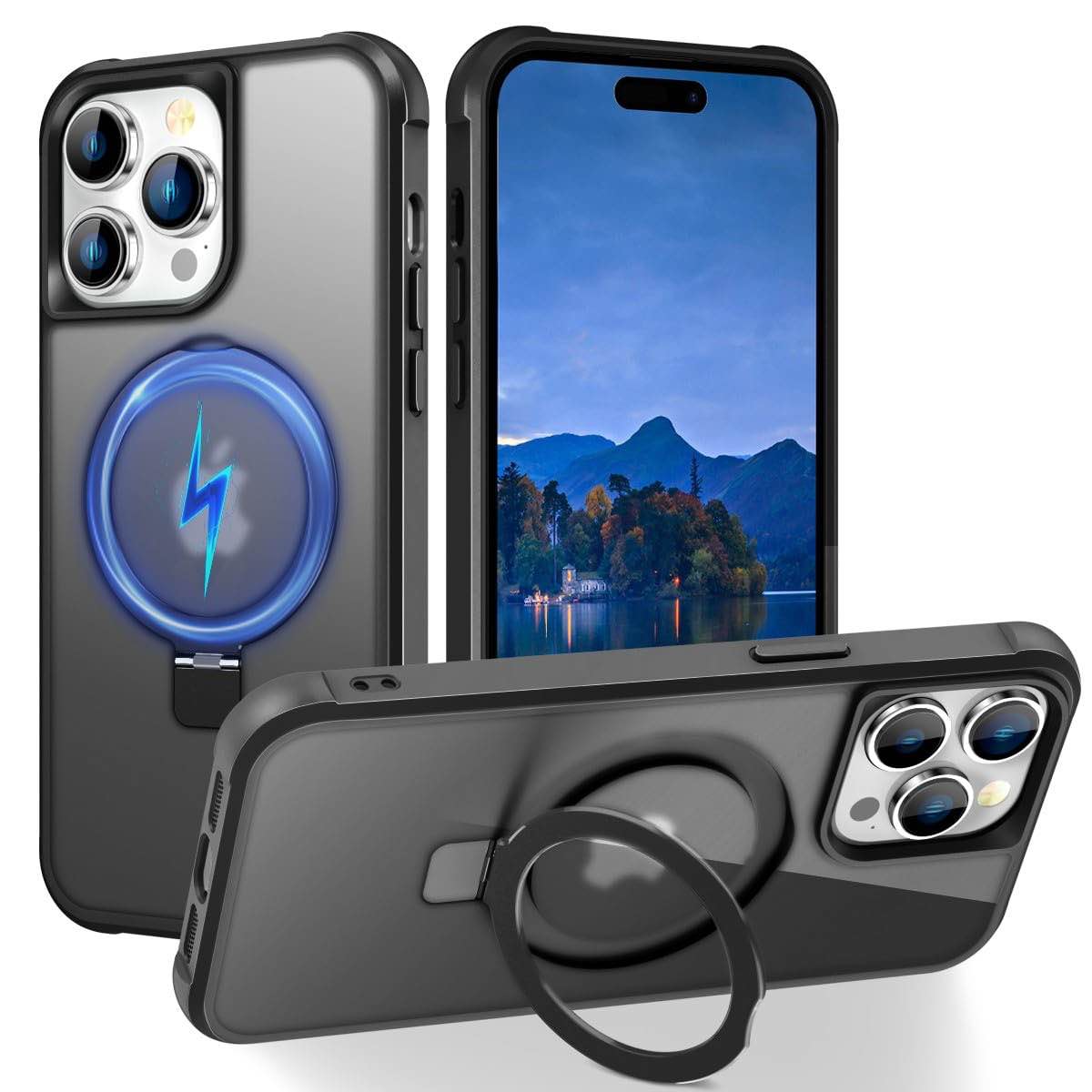 PIXIU Strong Magnetic for iPhone 14 pro Max Case Compatible with MagSafe