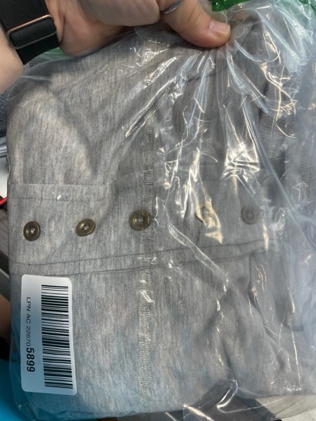 Shirt Mens XL Gray 