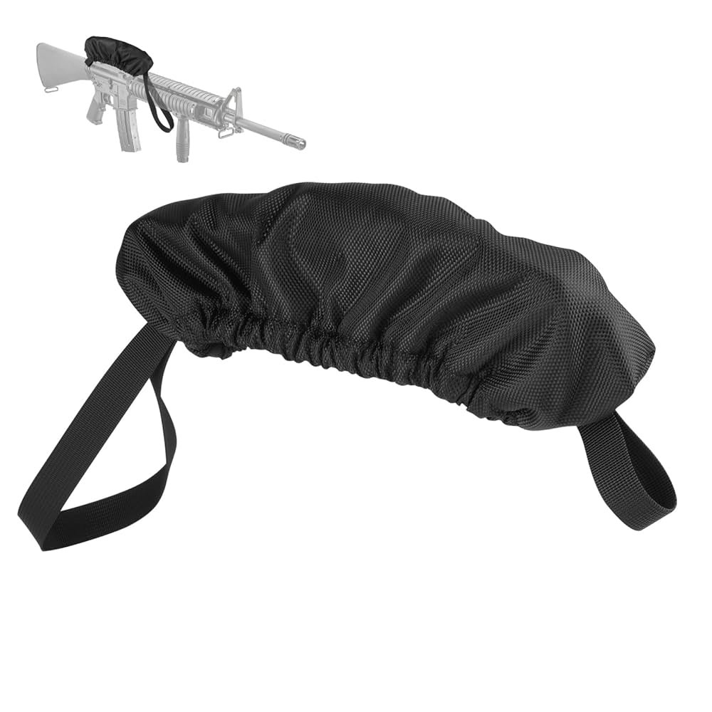 Tinahiking Neoprene Scope Cover, Fits Rifle Spotting Scope Cover Neoprene Scopecoat Cover 12" -16.5", Scope Protector Optic Lens Cover Waterproof Dust Cover Black