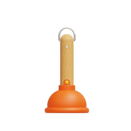 UNEEDE Plunger Night Light for Kids,Funny Silicone Nursery Night Lamp,Rechargeable Table Lamp Bedsid