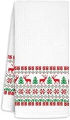 Moose Dish Towels Christmas Moose decor for kitchen?vintage dish towels,christmas Moose Dish Towels?Elk Towel?Moose Decorative Towel?Vintage Christmas Moose Hand Towels Tea Towel for Bathroom Kitchen