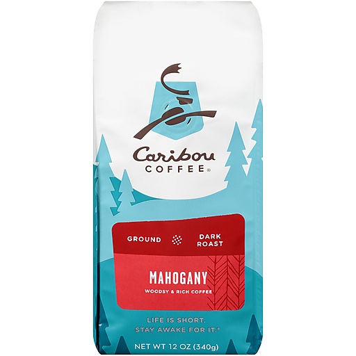 Caribou Coffee Mahogany Blend Ground Coffee (Best before 2/25/25)