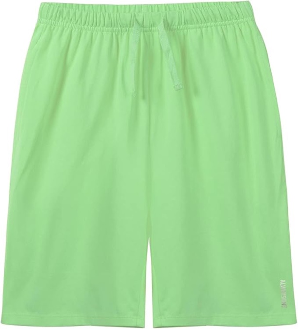 ALWAYSONE Kids Shorts with Drawstring Soft Cotton Sweat Shorts Athletic Basketball Shorts for Boys a