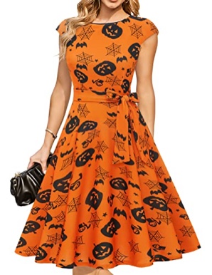 DRESSTELLS Vintage Tea Dress for Women