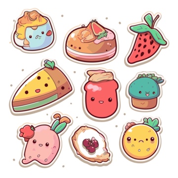 "Kawaii Cakes Stickers" Sticker