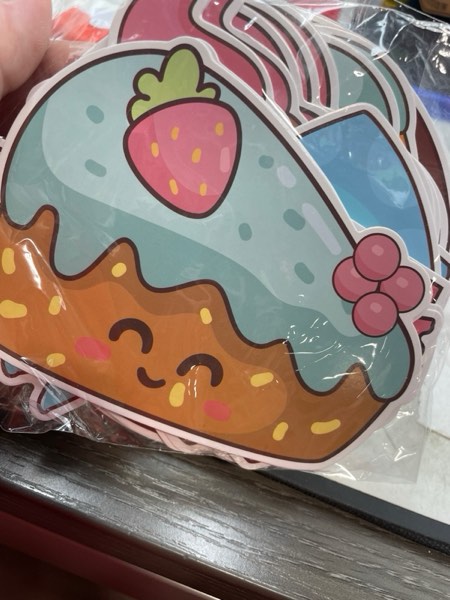 Kawaii Cake Stickers