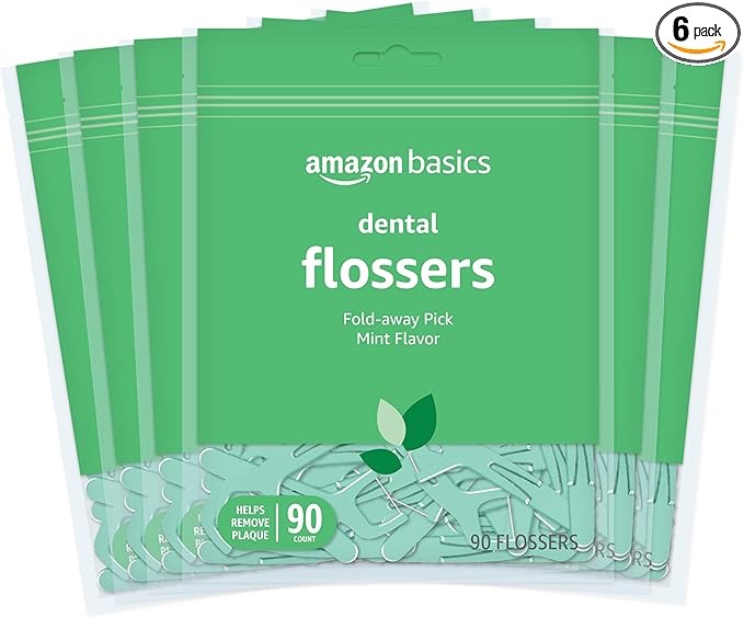 Amazon Basics Mint Dental Flosses