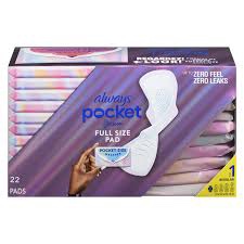 Always Pocket Pads Regular/Normal Wing - 22 Count