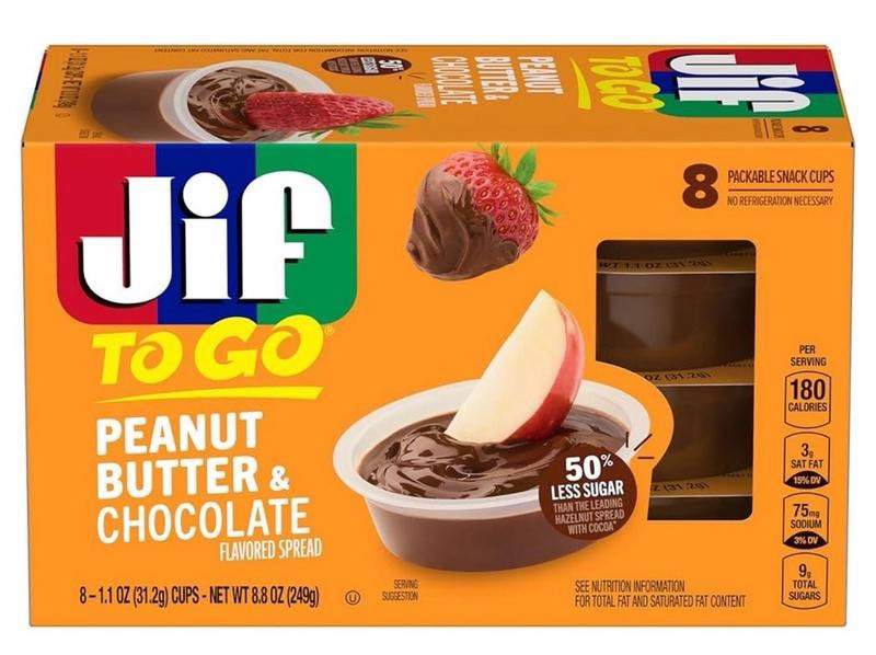 Jif To Go Peanut Butter & Chocolate Flavored Spread