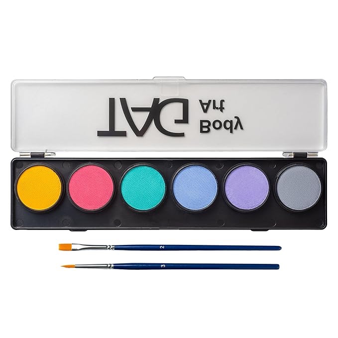 TAG Face & Body Paint - Pastel Palette 6 x 10g