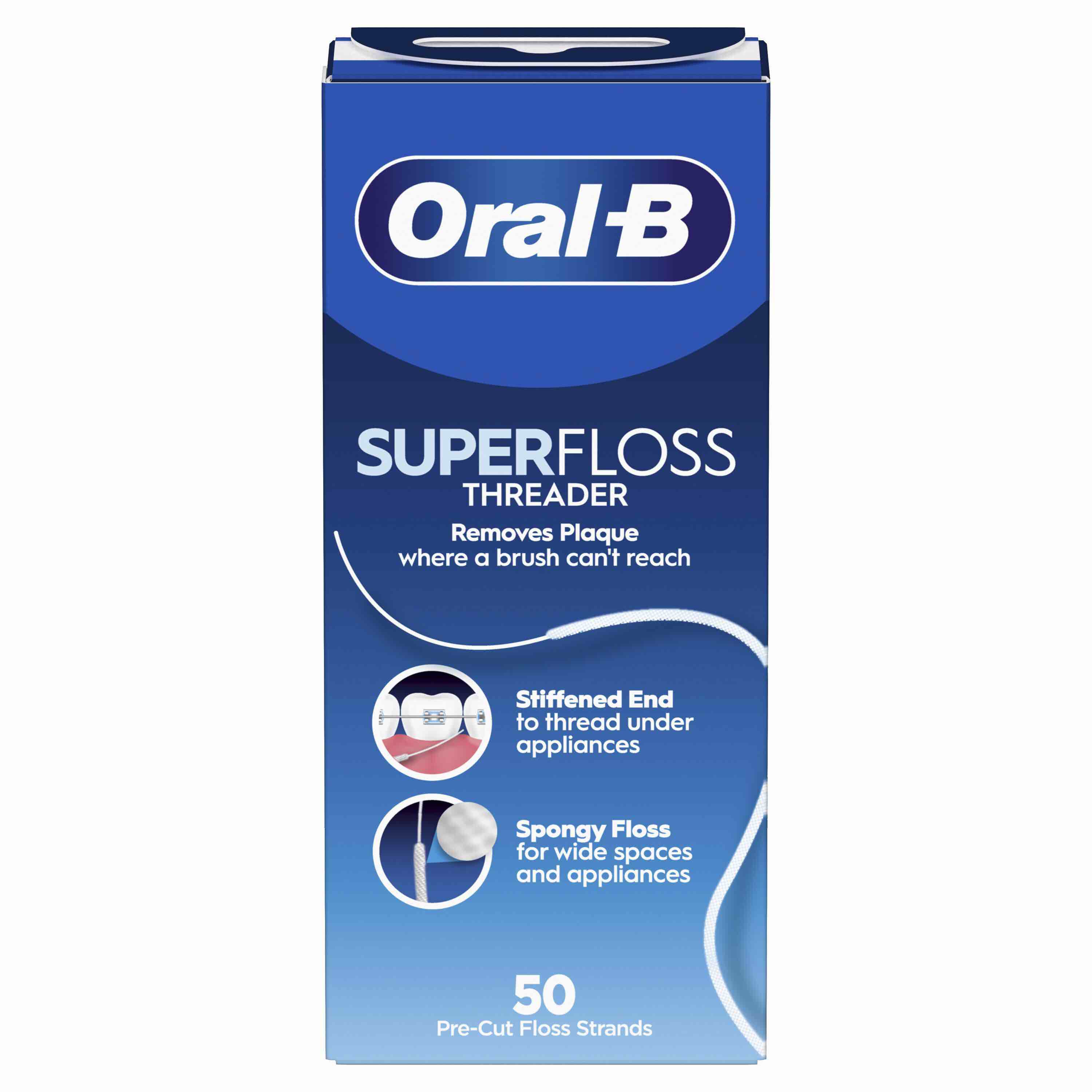 Oral B Super Pre Cut Floss Strands 50m