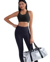 (Size L) RUNNING GIRL Sports Bras for Women,Criss-Cross Back Padded Strappy Sports Bras Medium Support Workou