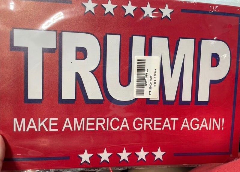 Red Metal Tin Sign 8x12 in Us President Wall Art Decor for Home Bar Cafe Garage Weather Resistant Metal Plaque