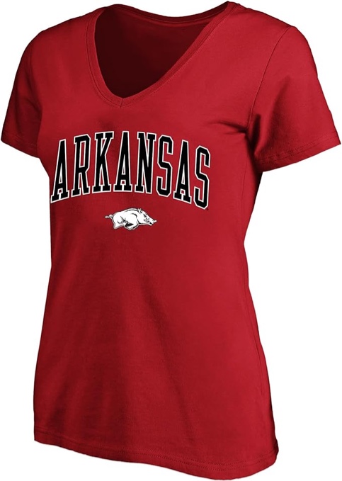 (3X) Women's NCAA Plus Super Soft Shortsleeve T-Shirt 3X Red