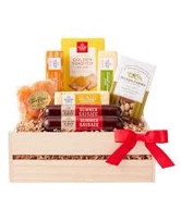 Meat & Cheese Wooden Gift Crate (best before 9/30/25)