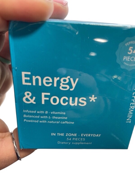 energy ?int with natural caffeine & b, sugar-free, gluten-free, vegan – vitality, refreshing ?int, fresh formula (54 pcs)