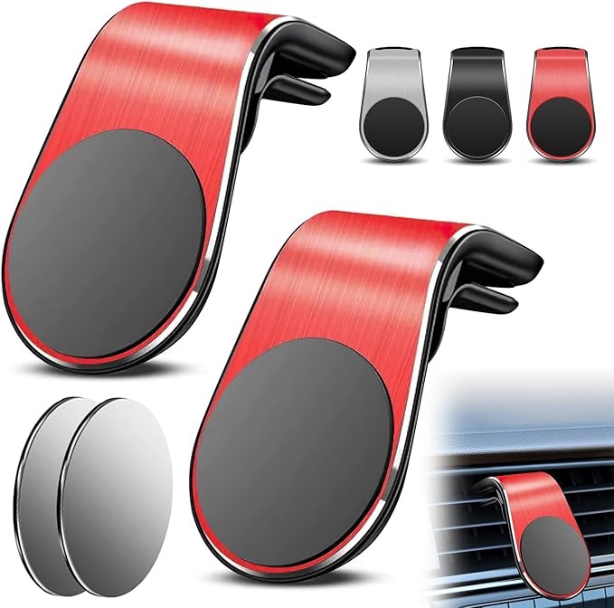 2pcs Mobile Phone Navigation Magnetic Bracket for Phone Holder,Navigation Holder,L Shaped 360°