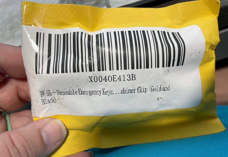 Reusable Emergency Keychain Lighter - Windproof & Refillable Survival Lighter for Camping, Hiking, Power Outages | Waterproof Outdoor Fire Starter with Carabiner Clip